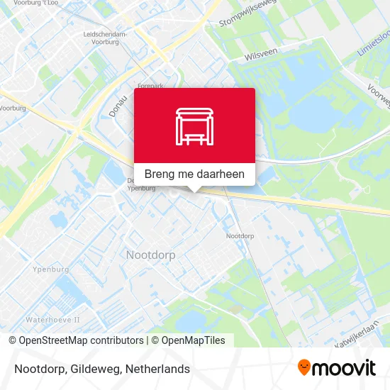 Nootdorp, Gildeweg kaart