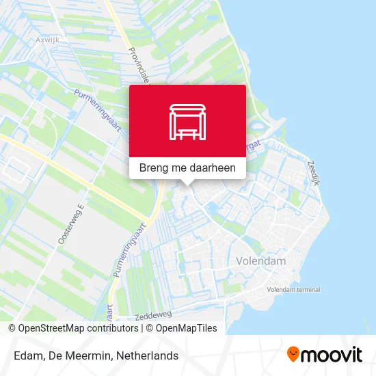 Edam, De Meermin kaart