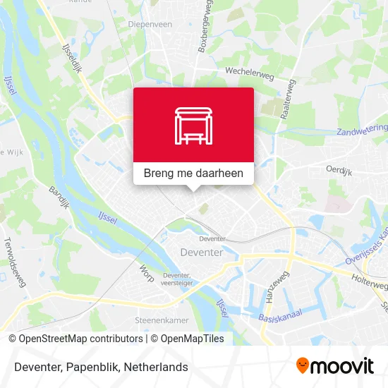 Deventer, Papenblik kaart