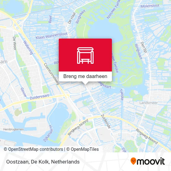 Oostzaan, De Kolk kaart