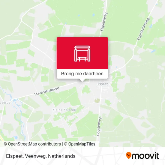 Elspeet, Veenweg kaart