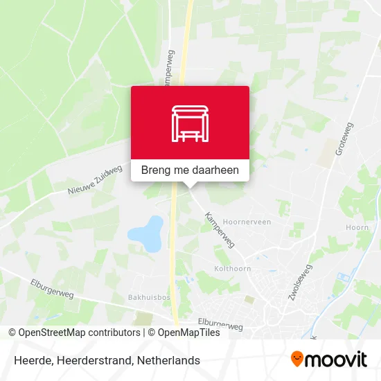 Heerde, Heerderstrand kaart