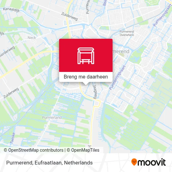 Purmerend, Eufraatlaan kaart