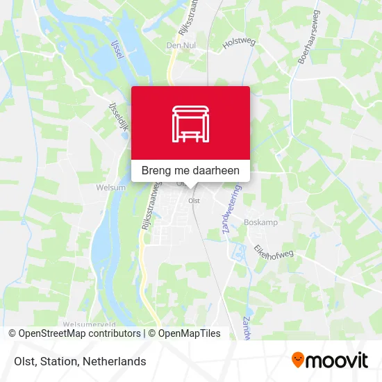 Olst, Station kaart