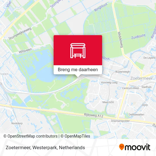 Zoetermeer, Westerpark kaart