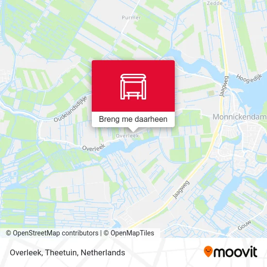 Overleek, Theetuin kaart