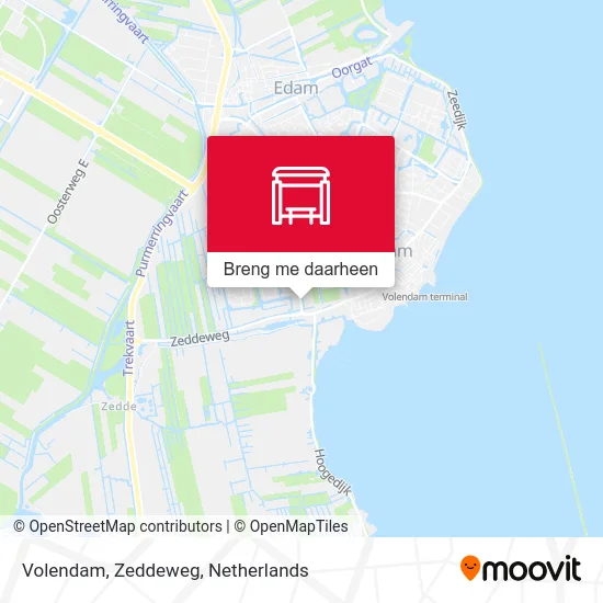 Volendam, Zeddeweg kaart