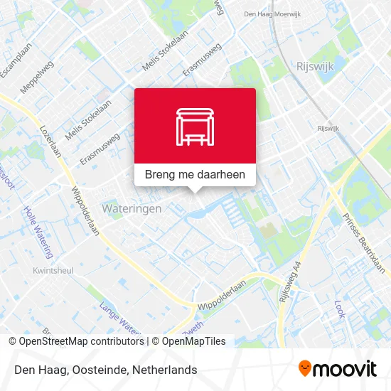 Den Haag, Oosteinde kaart