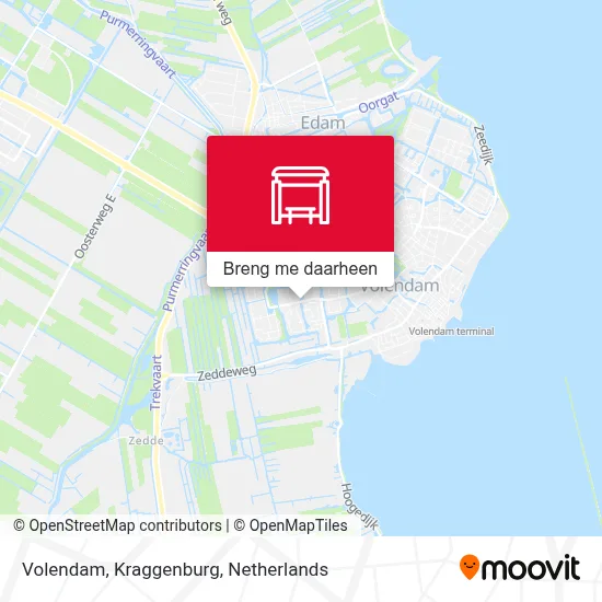 Volendam, Kraggenburg kaart