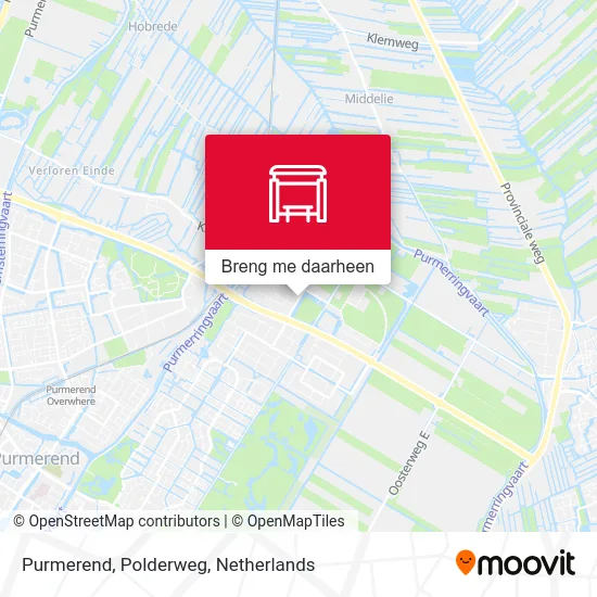 Purmerend, Polderweg kaart