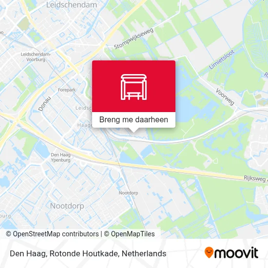 Den Haag, Rotonde Houtkade kaart