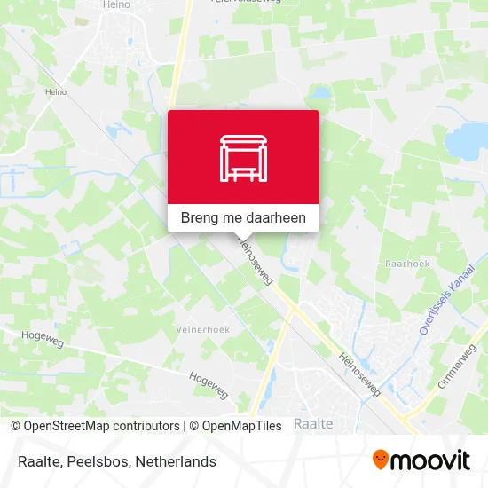 Raalte, Peelsbos kaart