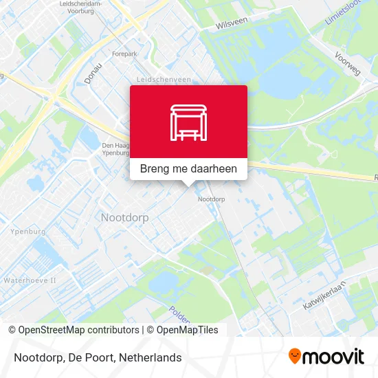 Nootdorp, De Poort kaart