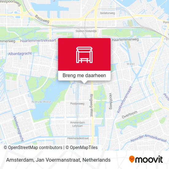 Amsterdam, Jan Voermanstraat kaart