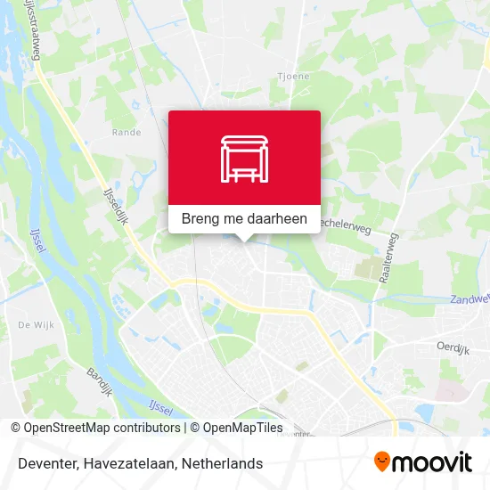 Deventer, Havezatelaan kaart