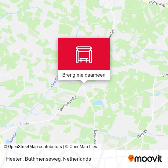Heeten, Bathmenseweg kaart