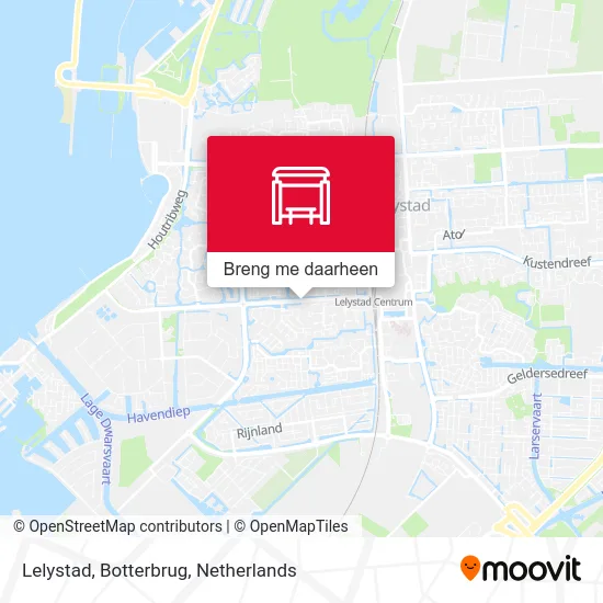 Lelystad, Botterbrug kaart