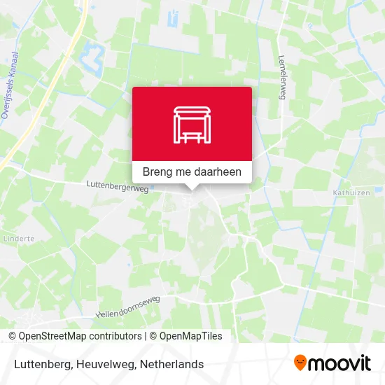Luttenberg, Heuvelweg kaart