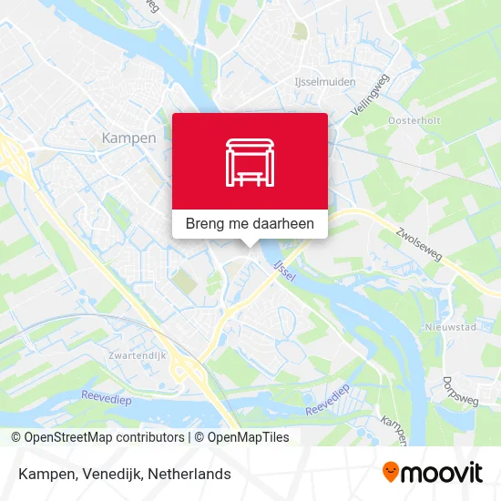 Kampen, Venedijk kaart