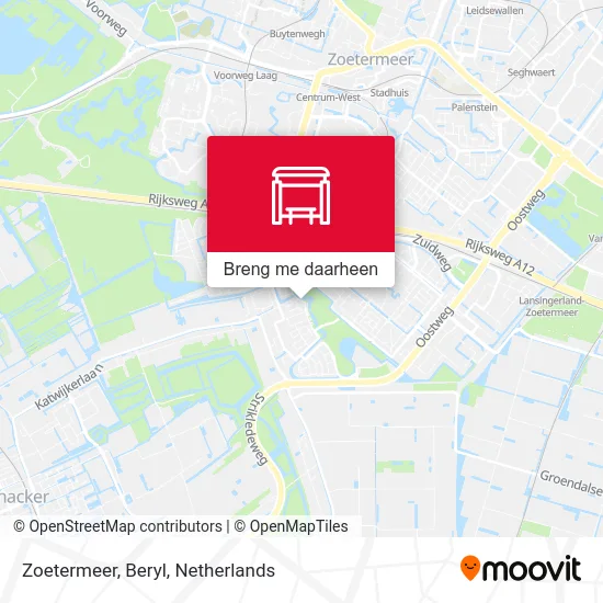 Zoetermeer, Beryl kaart