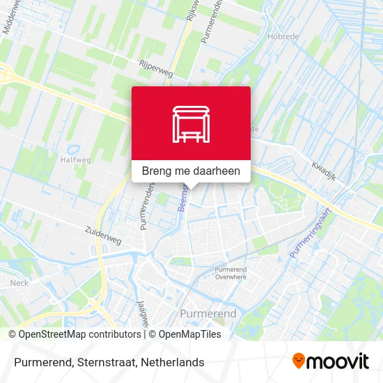 Purmerend, Sternstraat kaart