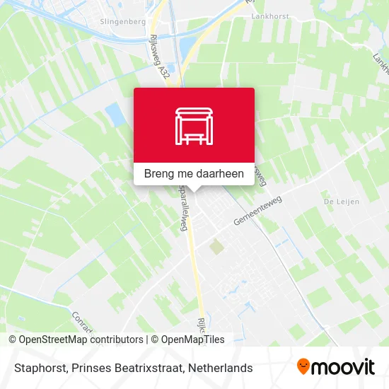 Staphorst, Prinses Beatrixstraat kaart