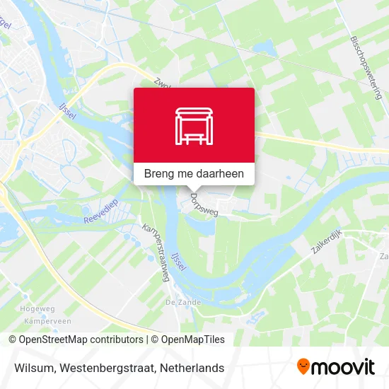Wilsum, Westenbergstraat kaart