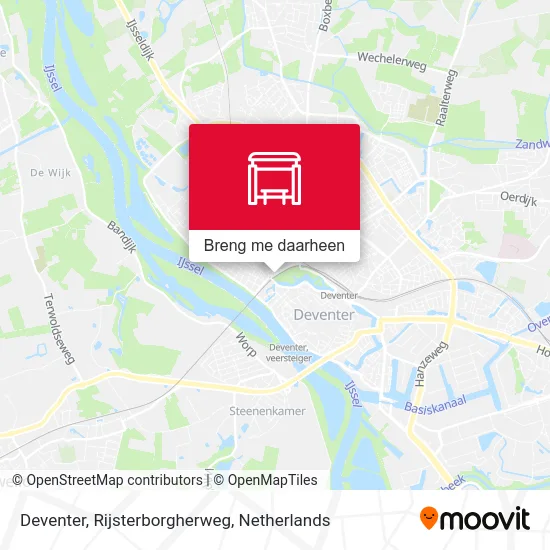 Deventer, Rijsterborgherweg kaart