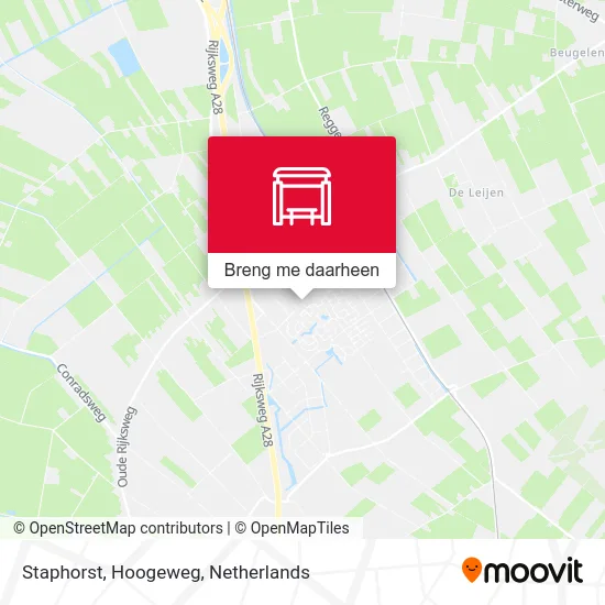Staphorst, Hoogeweg kaart