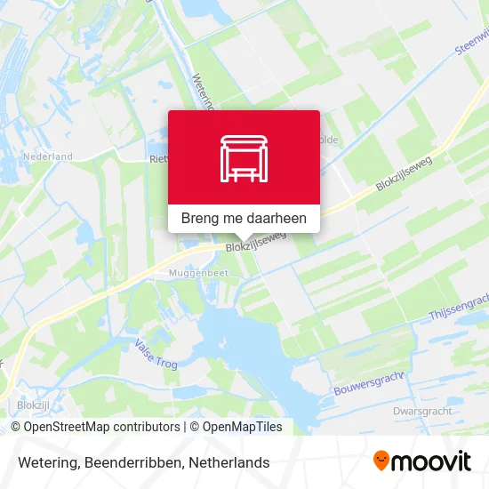 Wetering, Beenderribben kaart