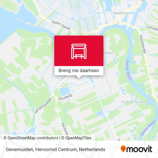 Genemuiden, Hervormd Centrum kaart