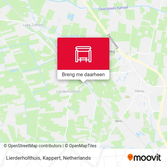 Lierderholthuis, Kappert kaart