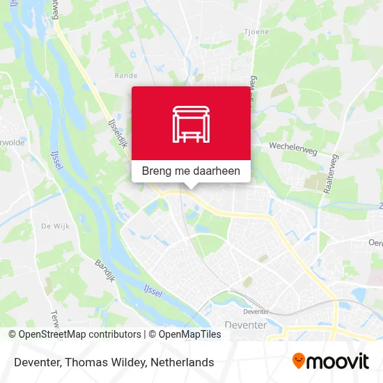 Deventer, Thomas Wildey kaart