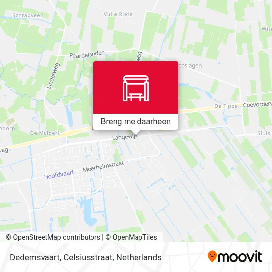Dedemsvaart, Celsiusstraat kaart