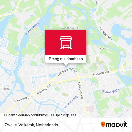 Zwolle, Volkerak kaart