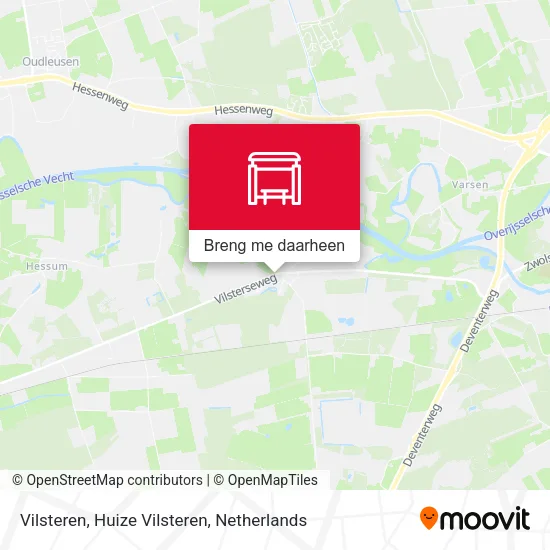 Vilsteren, Huize Vilsteren kaart