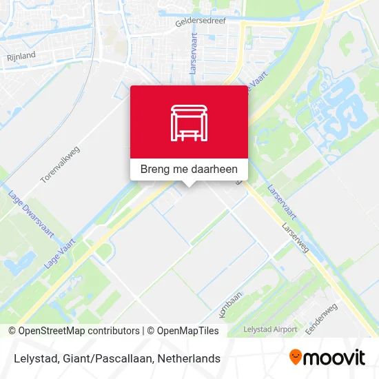 Lelystad, Giant/Pascallaan kaart