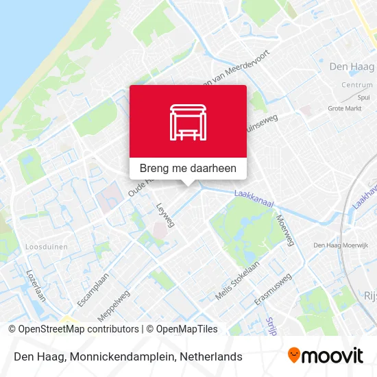 Den Haag, Monnickendamplein kaart