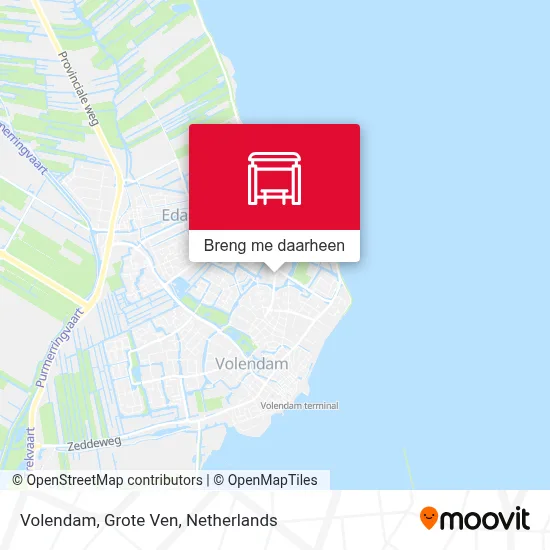 Volendam, Grote Ven kaart