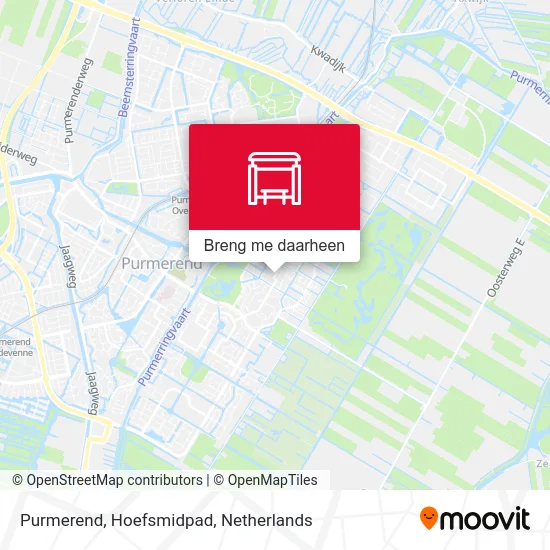 Purmerend, Hoefsmidpad kaart