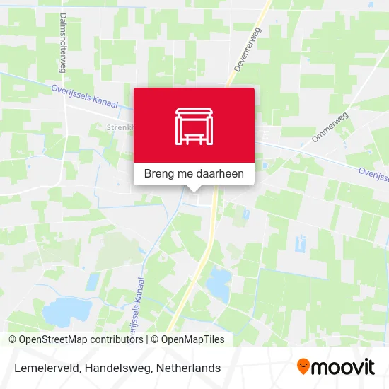 Lemelerveld, Handelsweg kaart