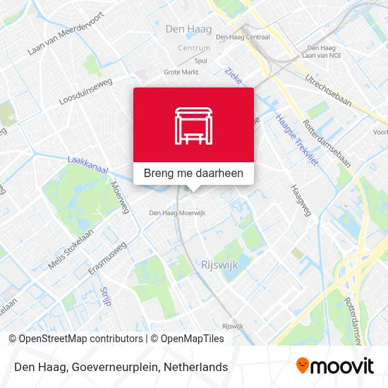 Den Haag, Goeverneurplein kaart