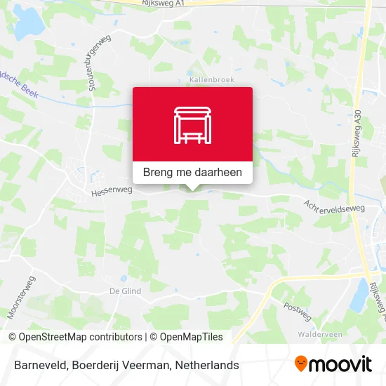 Barneveld, Boerderij Veerman kaart