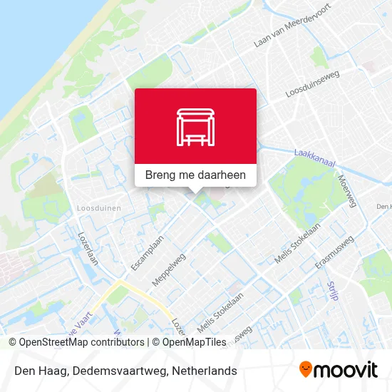 Den Haag, Dedemsvaartweg kaart