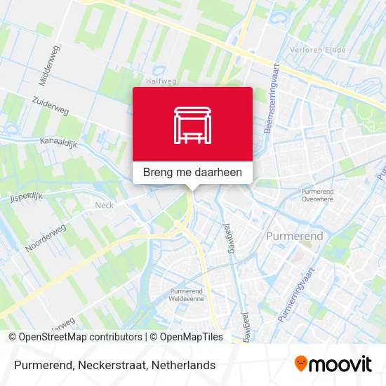 Purmerend, Neckerstraat kaart