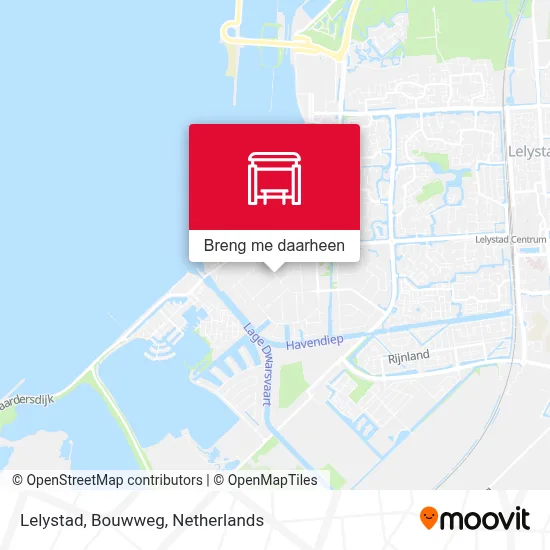Lelystad, Bouwweg kaart