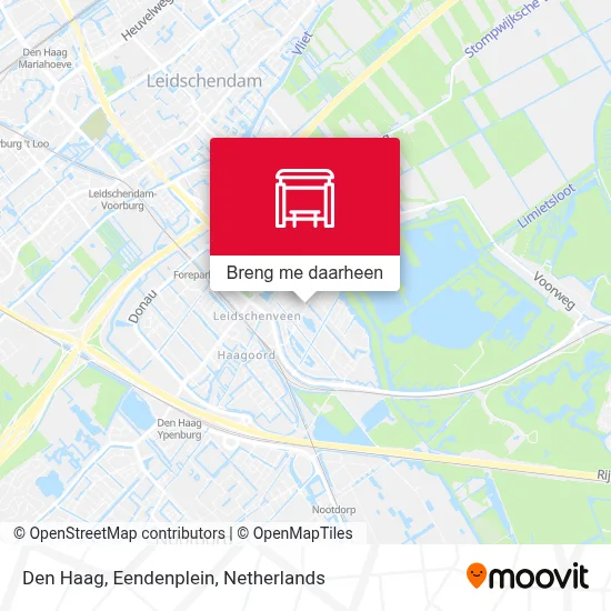 Den Haag, Eendenplein kaart