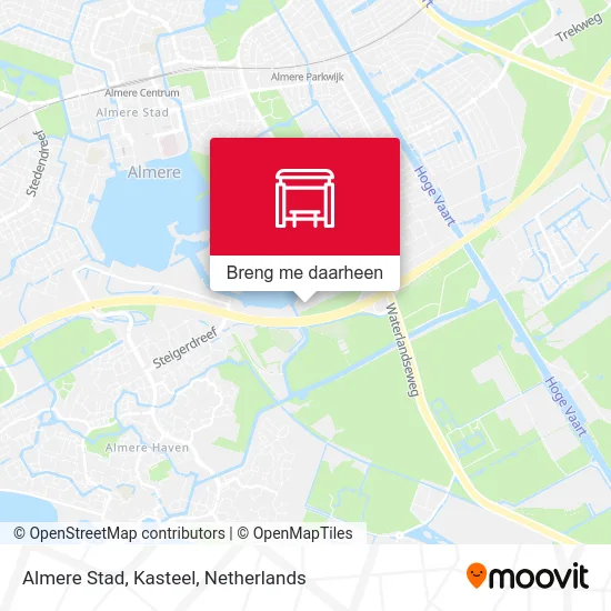 Almere Stad, Kasteel kaart