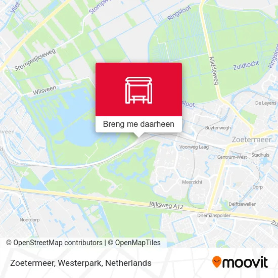 Zoetermeer, Westerpark kaart