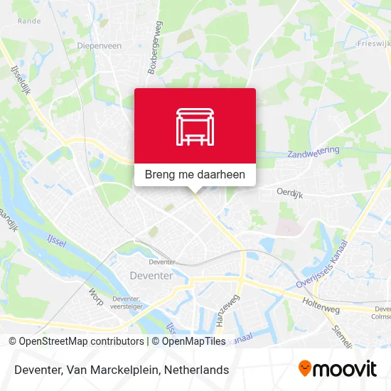 Deventer, Van Marckelplein kaart